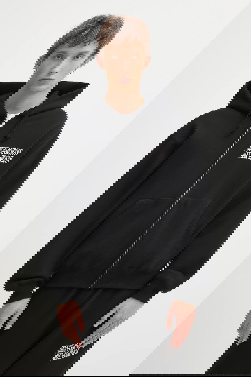 Суитчър WACKO MARIA Heavy Weight Plain Cotton Full-Zip Hoodie Черно | 25FW.WMC.SS02, 0