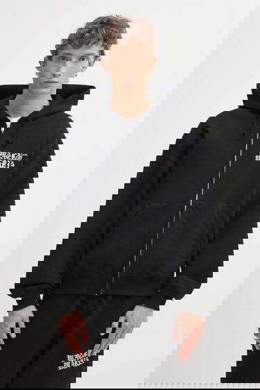 Суитчър WACKO MARIA Heavy Weight Plain Cotton Full-Zip Hoodie Черно | 25FW.WMC.SS02, 0