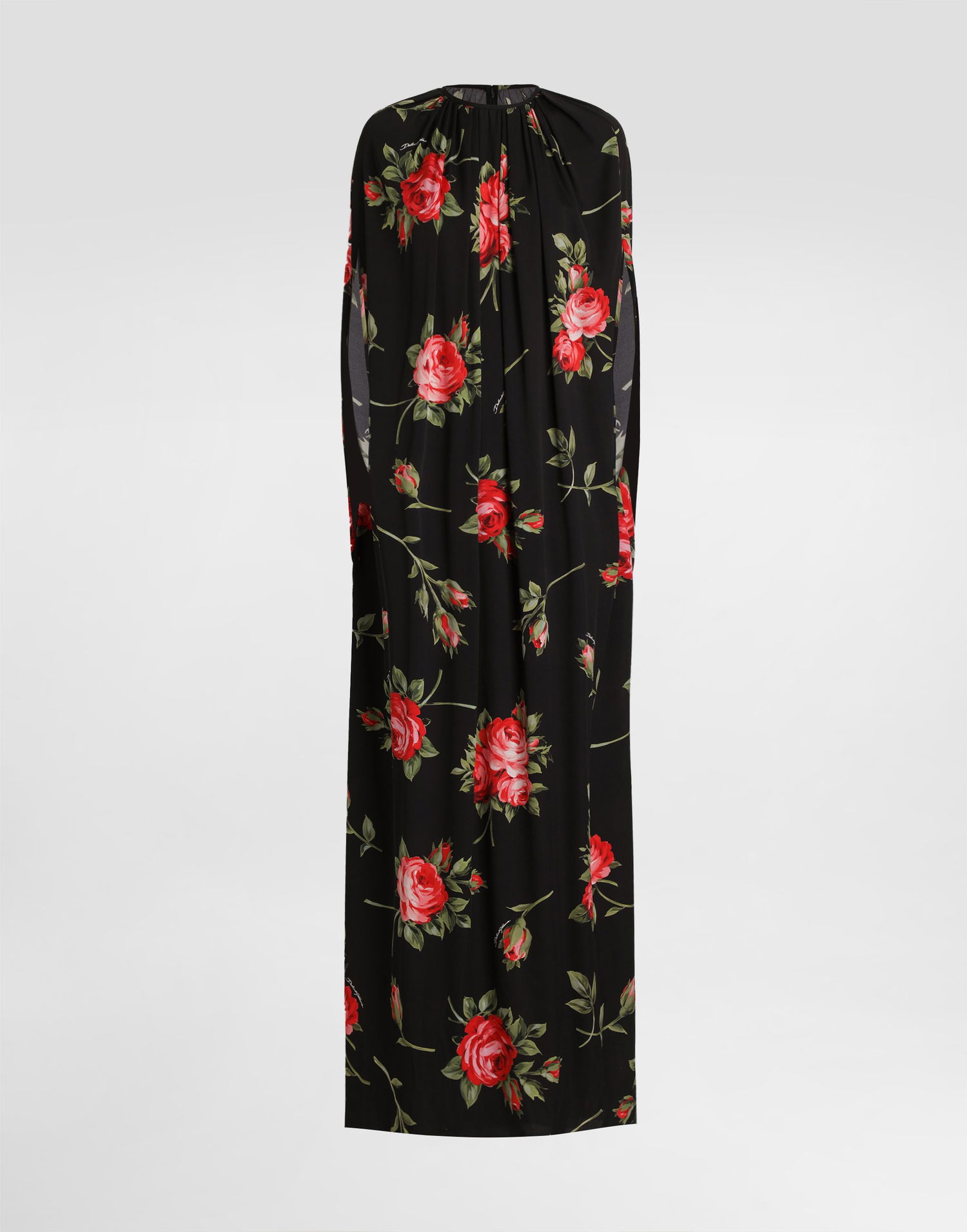 Pокля Dolce & Gabbana Rose Bouquet-print Tunic Dress Многоцветен | F610NTFSA8QHN5ZN, 0