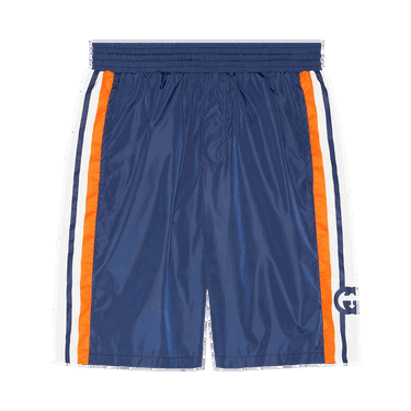Бански Gucci Swim Shorts With Interlocking G Тъмно синьо | 599576 XHADW 4348, 0