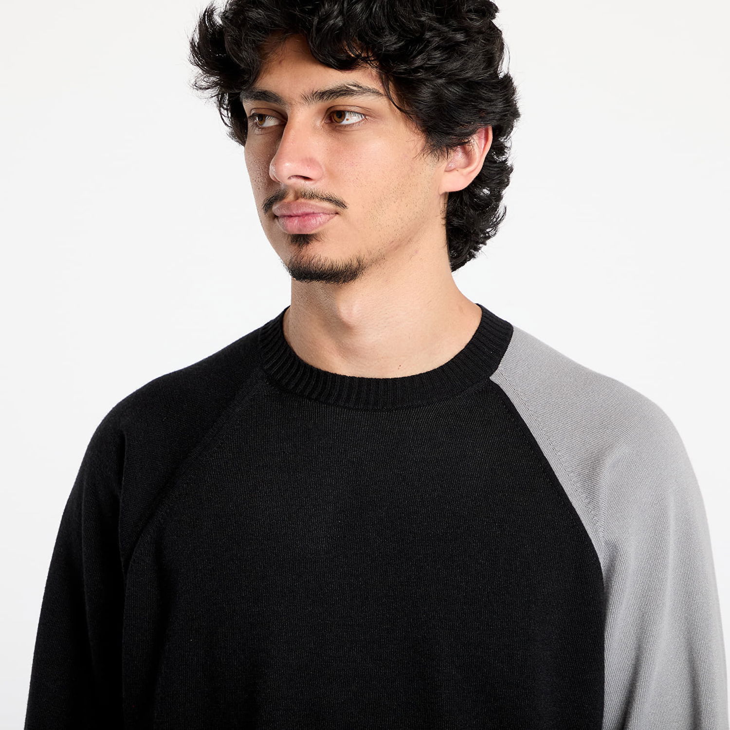 Пуловер Y-3 Y-3 Logo Knit Crew Sweatshirt Сиво | JX7331, 1