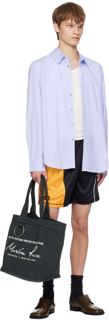 Риза Martine Rose Martine Rose Classic Striped Shirt Синьо | 401WS18531, 3