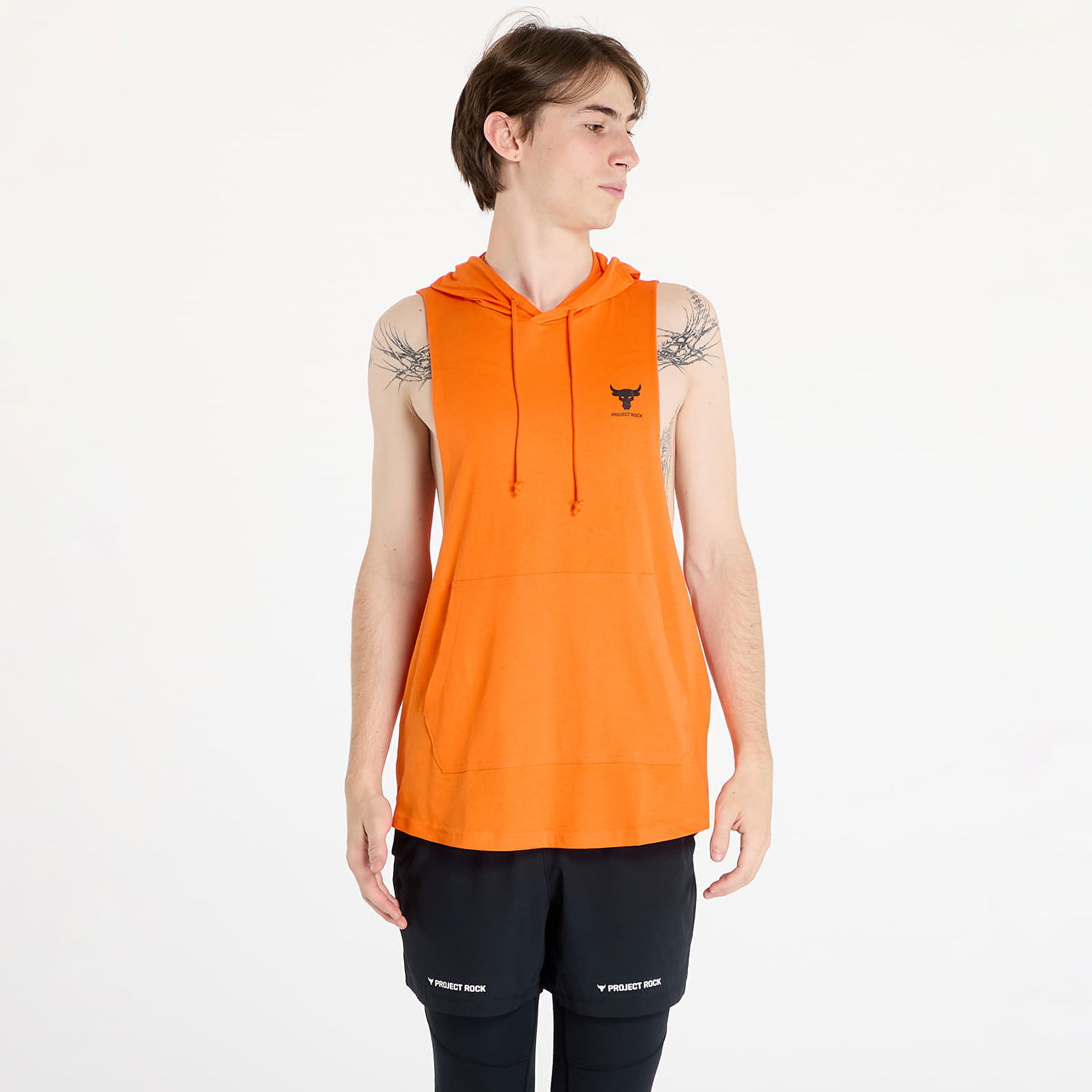 Тениска Under Armour Project Rock SL HD Payoff Top Team Orange/ Black Оранжево
 | 1387796-800, 0