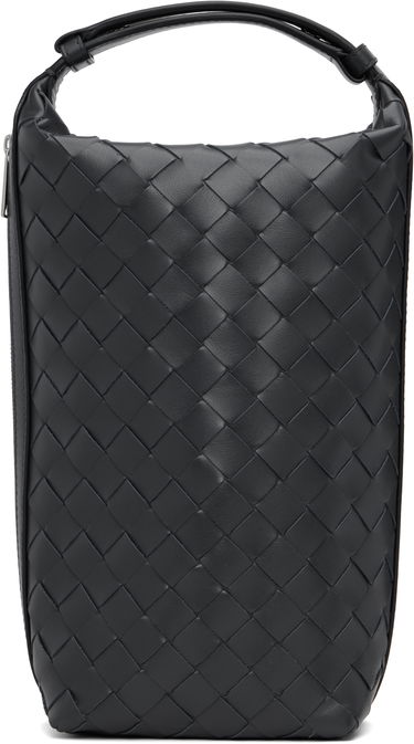 Портфейл Bottega Veneta Bottega Veneta Intrecciato Vertical Wallace Leather Pouch Черно | 826765V2HL02077, 0