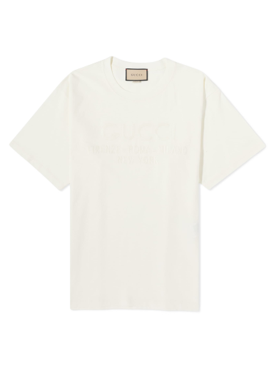 Тениска Gucci Tonal Logo T-Shirt "Off White" Бяло | 616036-XJFZA-9091