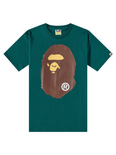 Тениска BAPE Classic Big Ape Head T-Shirt Green Зелено | 001TEJ301003M-GRN