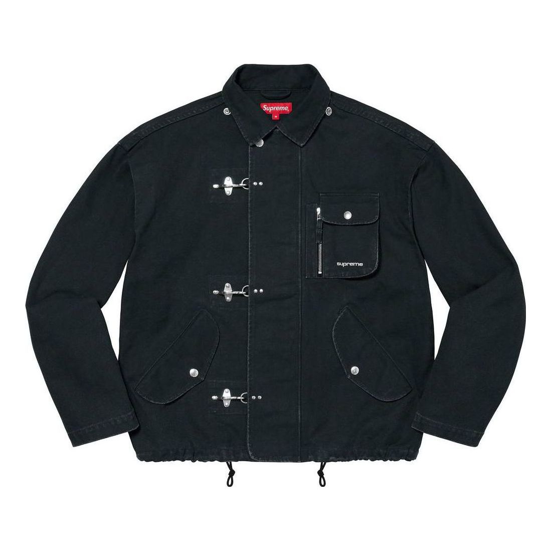 Парка Supreme Canvas Clip Jacket Черно | SUP-SS23-062, 0