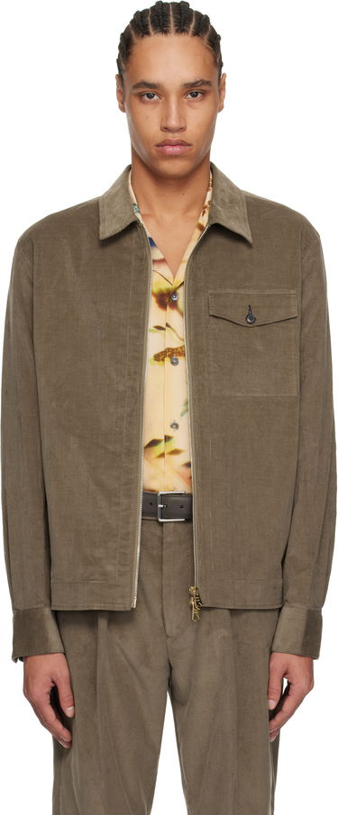 Яке Paul Smith Paul Smith Zip Corduroy Jacket Зелено | M1R-163Z-P02566-71, 0