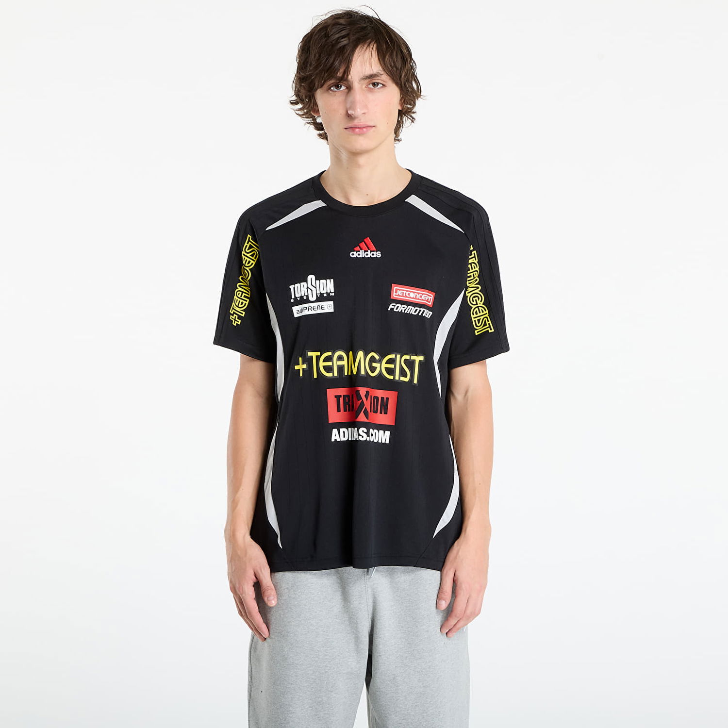 Фланелка adidas Originals Teamgeist Moto Graphic Jersey Черно | KG2671, 0