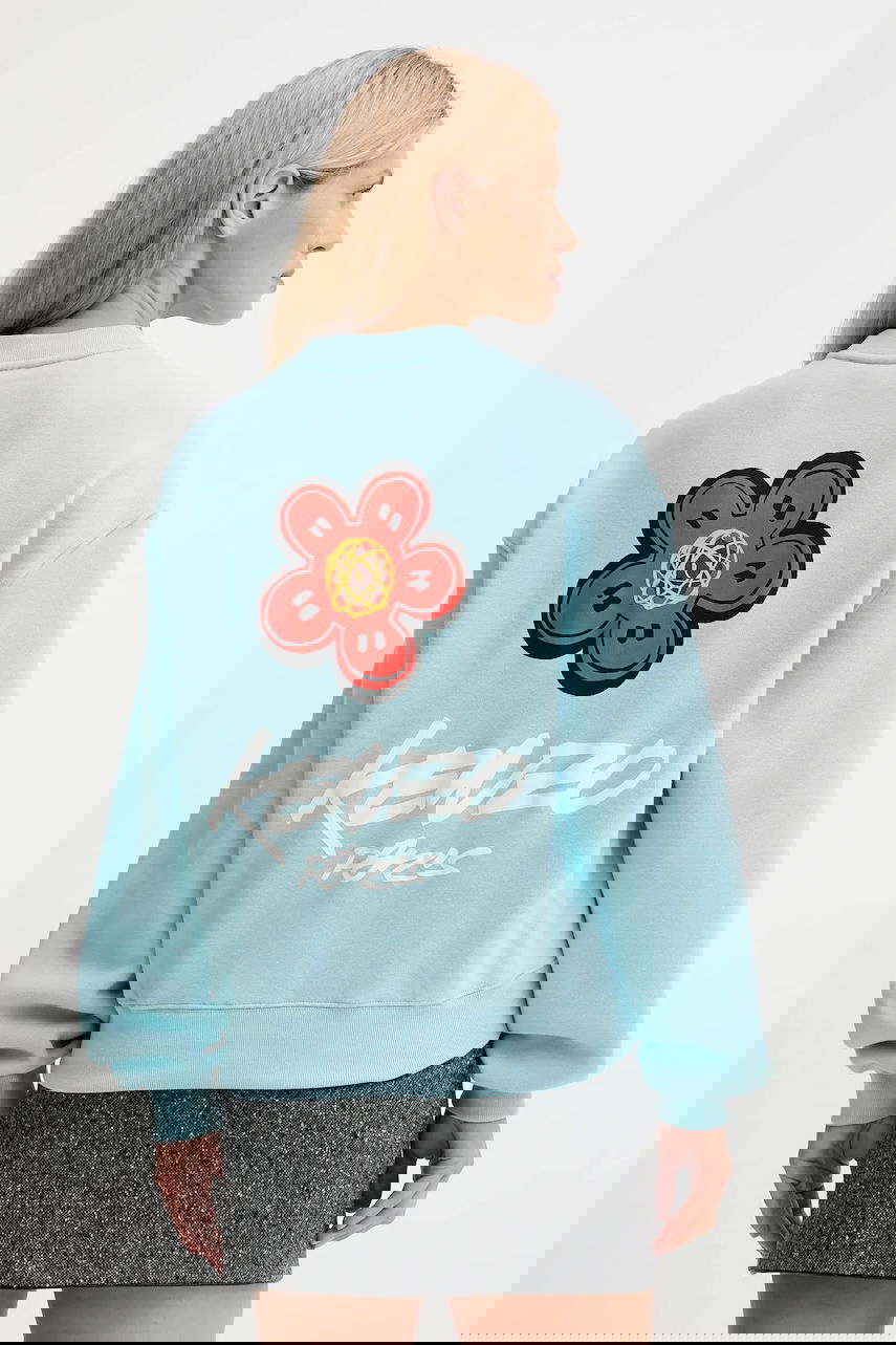 Суитчър KENZO Kenzo x Futura Graphic Print Sweatshirt Синьо | FF62SW4504MB, 0