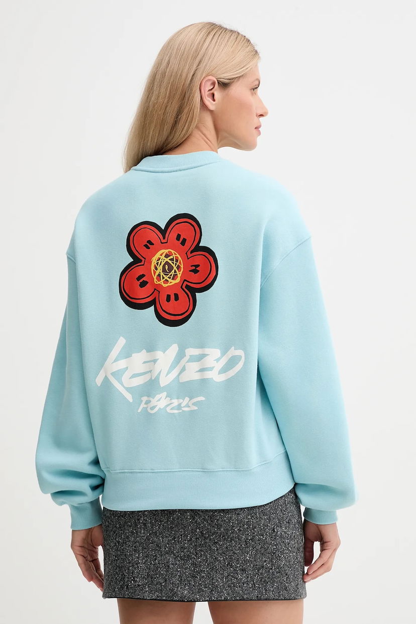 Суитчър KENZO Kenzo x Futura Graphic Print Sweatshirt Синьо | FF62SW4504MB