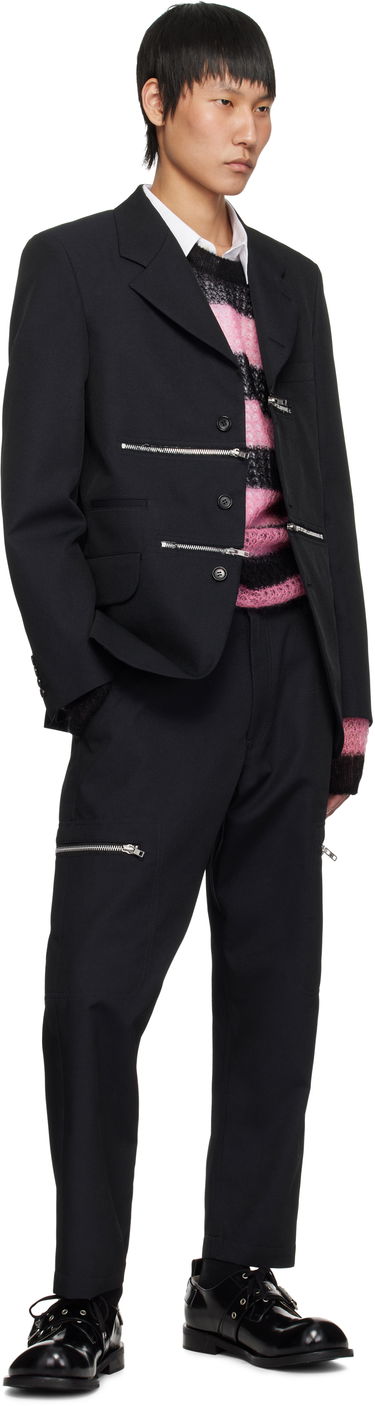 Карго панталони Comme des Garçons Homme Deux Irregular Pin Head Trousers Черно | DO-P024-051, 3