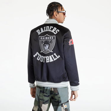 Яке бомбър Mitchell & Ness Heavyweight Satin Jacket Черно | OJBF3413-ORAYYPPPBLCK, 1