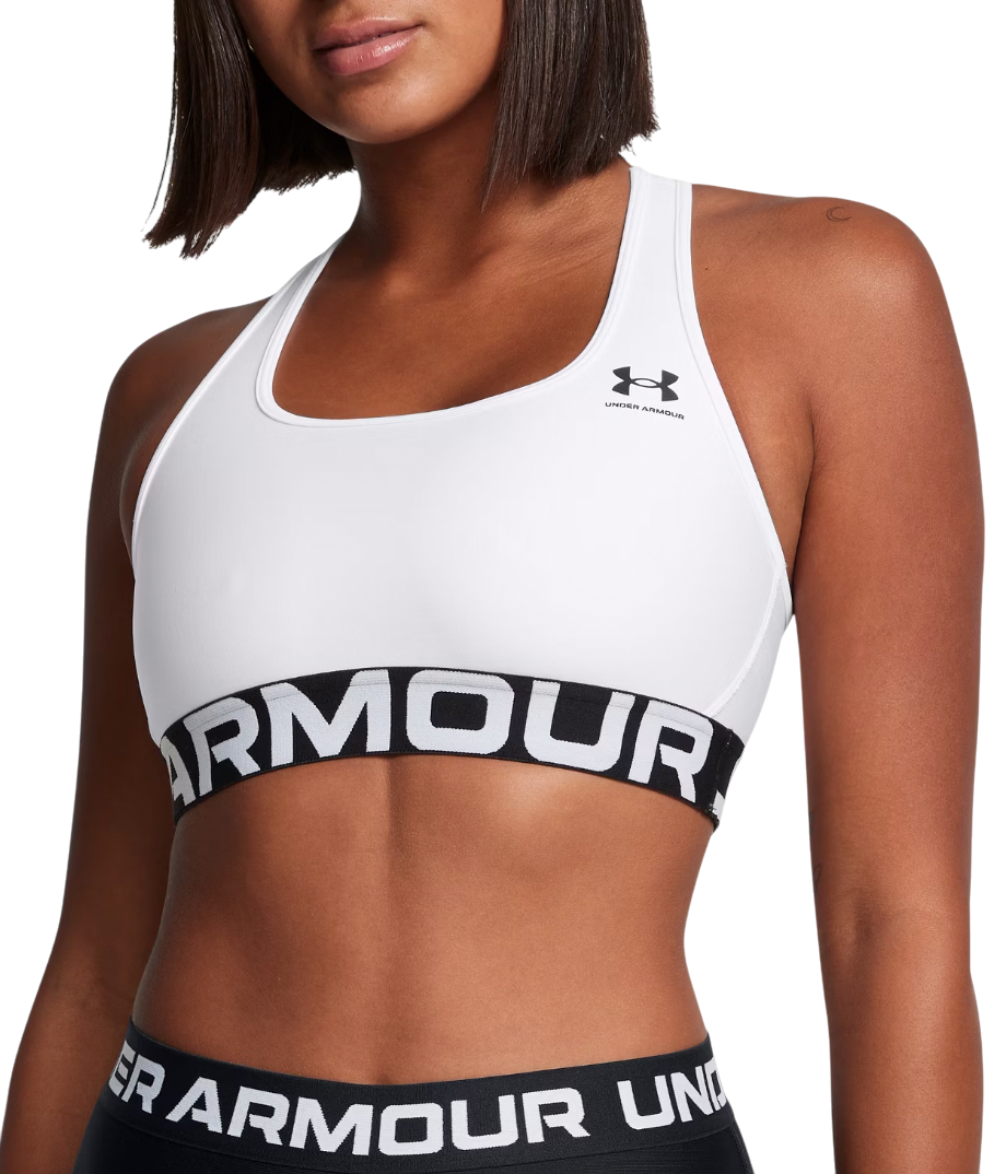 Сутиен Under Armour UA HG Mid Branded Sports Bra Бяло | 1383544-100, 0