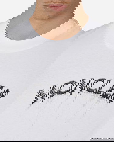 Тениска Moncler Matt Black Logo T-Shirt Бяло | 8C0000289A17 001, 5