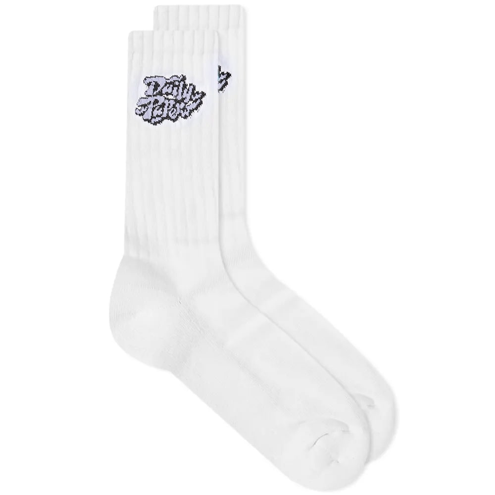 Чорапи DAILY PAPER Pir Logo Sock Бяло | 2311241, 0