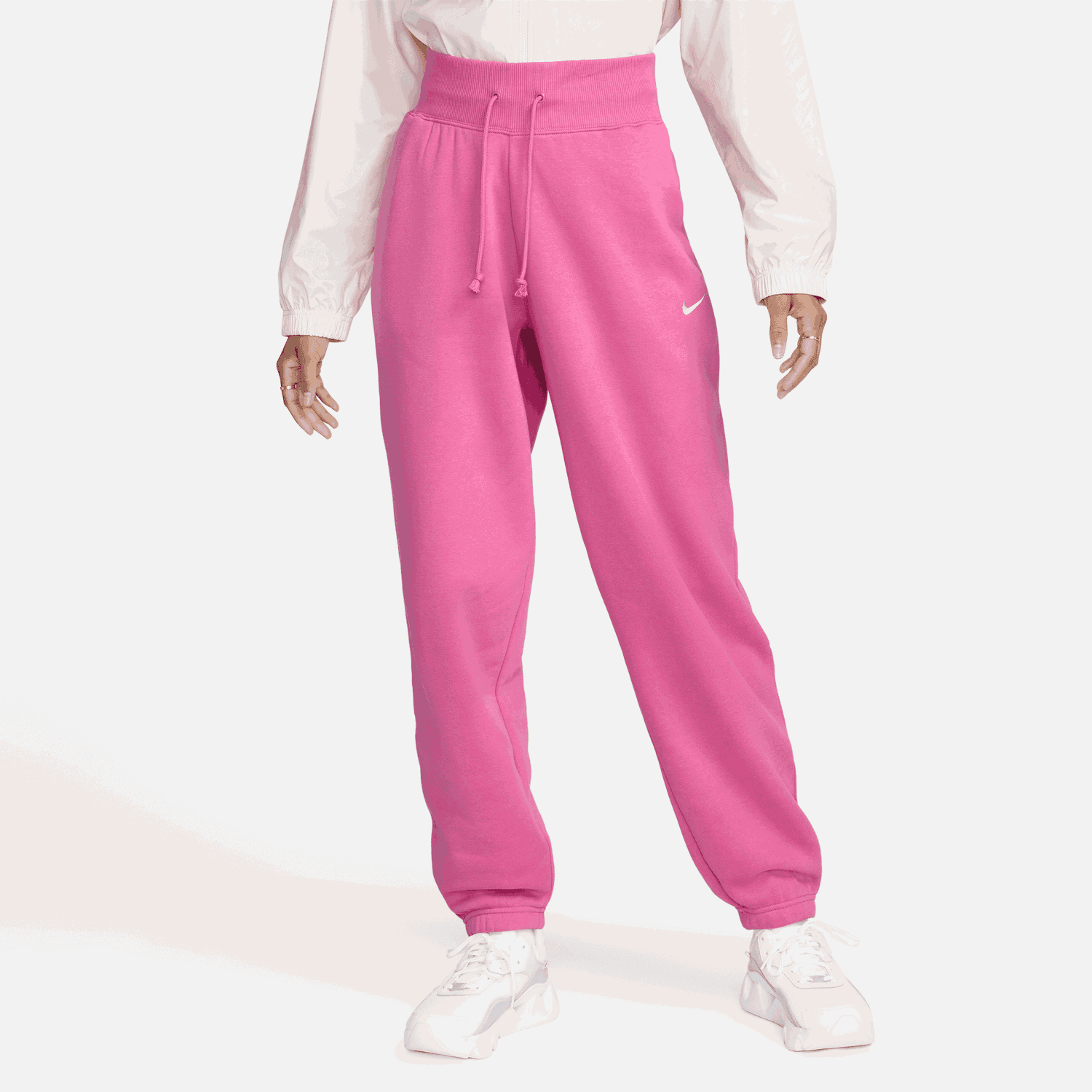 Спортни панталони Nike Phoenix Fleece Oversized Pant Розово | DQ5887-684, 0
