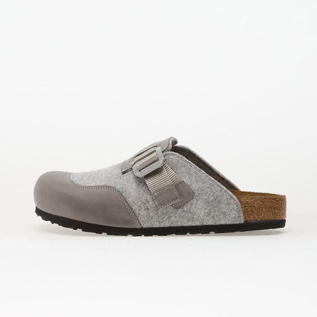 Boston Nova Felt Leather Textile Clog