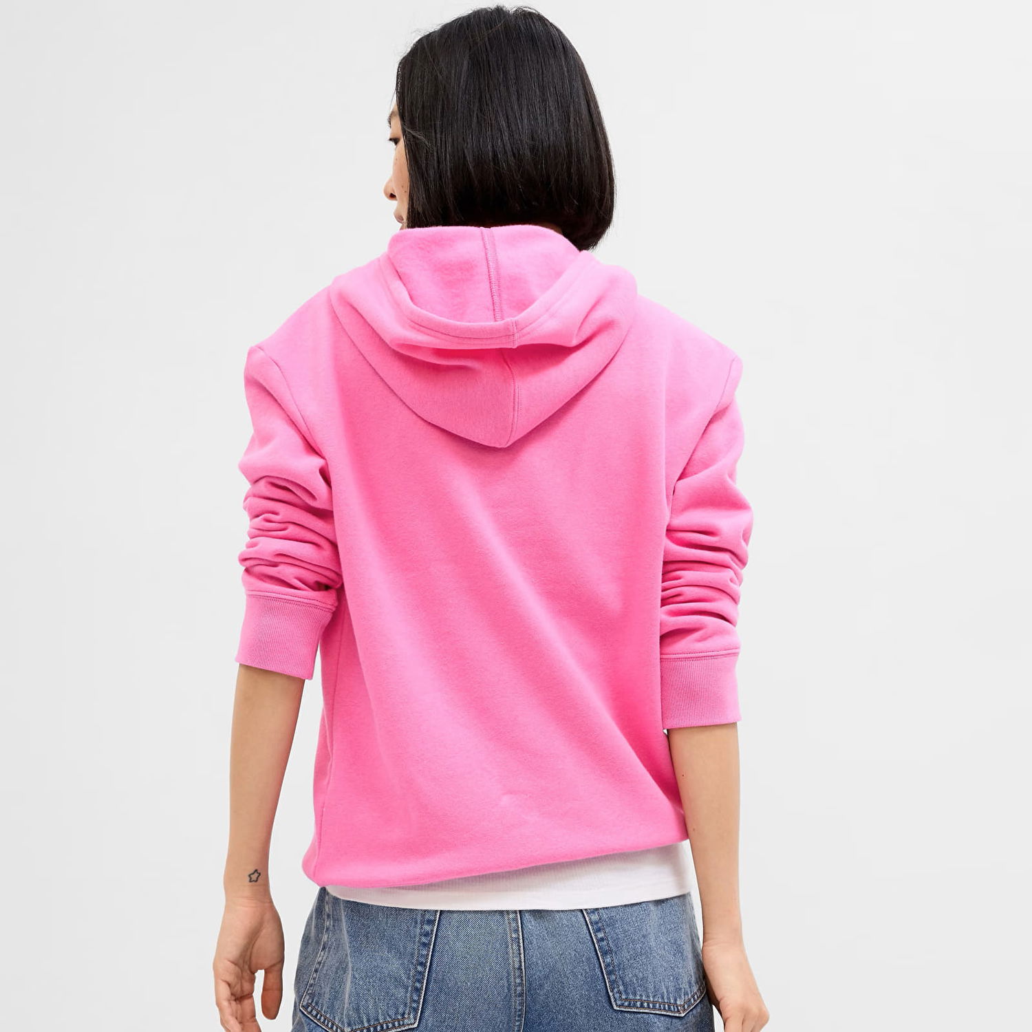Суитчър GAP Pullover Logo Hoodie Standout Pink Розово | 463506-31, 1