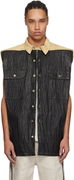 Rick Owens DRKSHDW Hollywood Tommy Jumbo Denim Vest