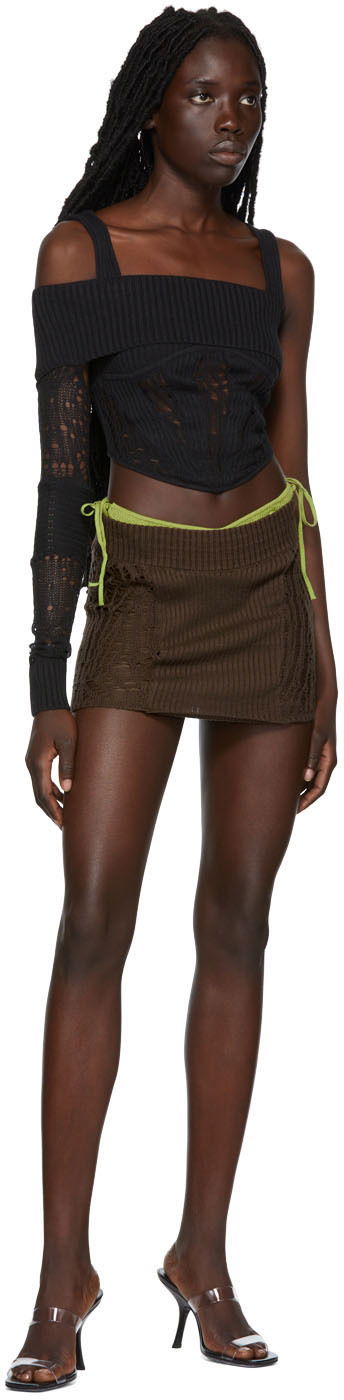 Потник GUIZIO Guizio Exclusive Knit Tank Top Черно | CLB 2, 3