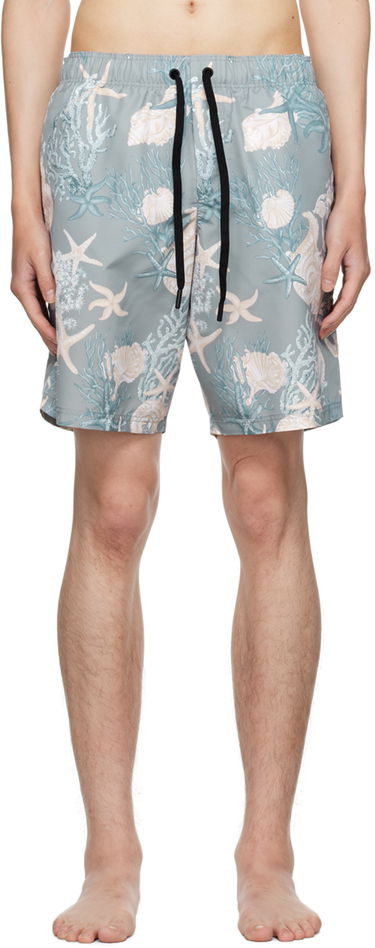 Бански Versace Versace Barocco Sea Print Swim Shorts Сиво | 1016218_1A11347, 0