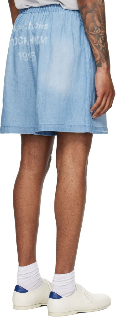 Къси панталони Acne Studios Acne Studios Stamp Shorts Синьо | BE0183-, 2