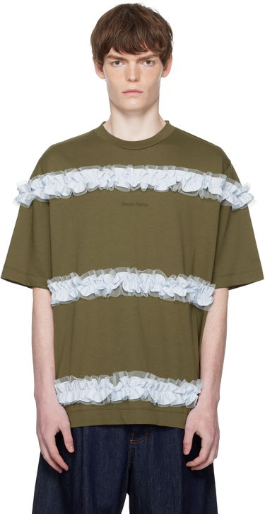 Тениска Simone Rocha Simone Rocha Ruffle Frill T-Shirt Зелено | 5362 0553, 0