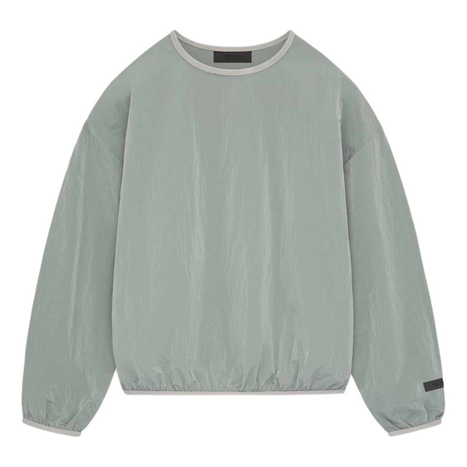 Пуловер Fear of God Fear of God Essentials Crinkle Nylon Pullover Зелено | 186SP244065F, 0