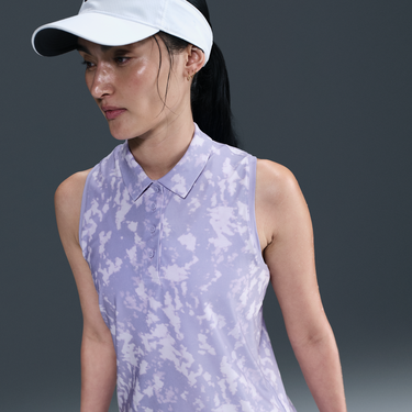 Поло тениска Nike Nike Victory Dri-FIT Sleeveless Printed Golf Polo Лилаво | FZ6891-533, 0