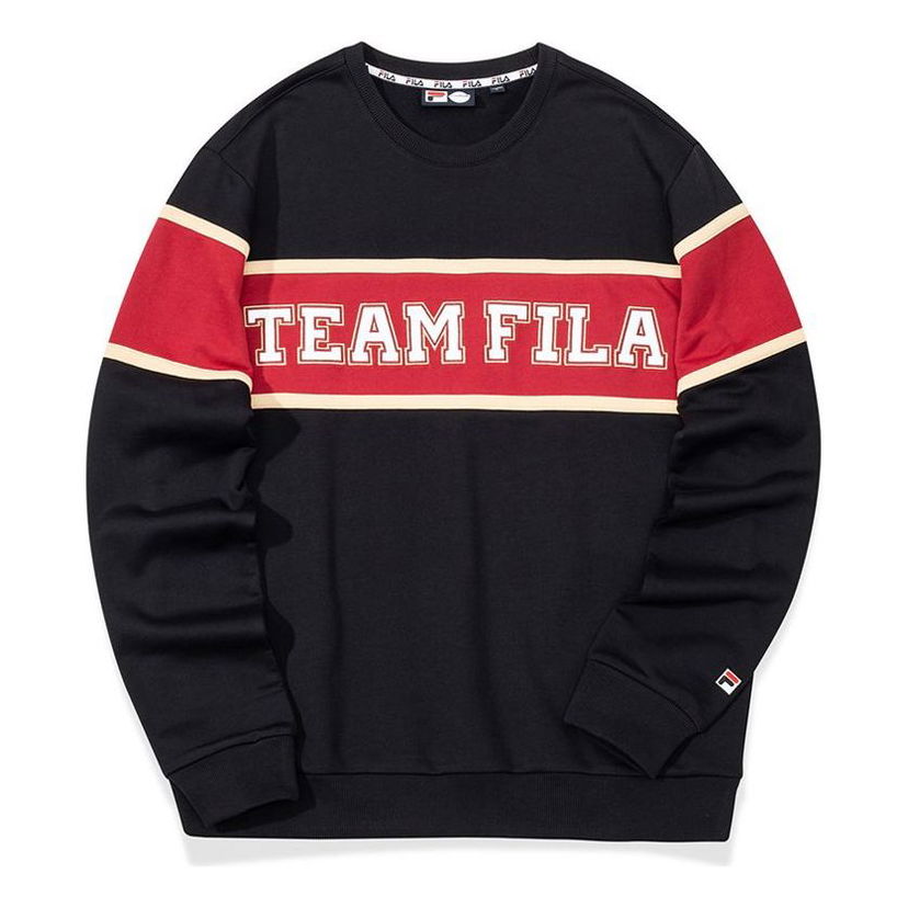 Суитчър FILA Fusion Splicing Sports Pullover Черно | T11M032214F-BK