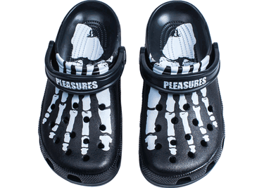 Кецове и обувки Crocs Pleasures x Clog "Skeleton" Черно | 205987 001, 1