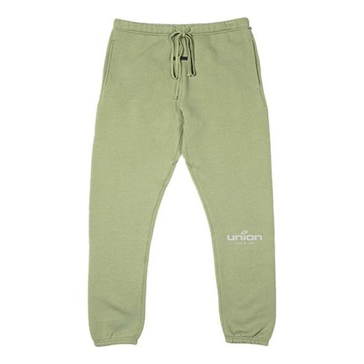 Спортни панталони Fear of God Fear of God Essentials x Union LA Vintage Sweatpants Зелено | FOG-FW21-089