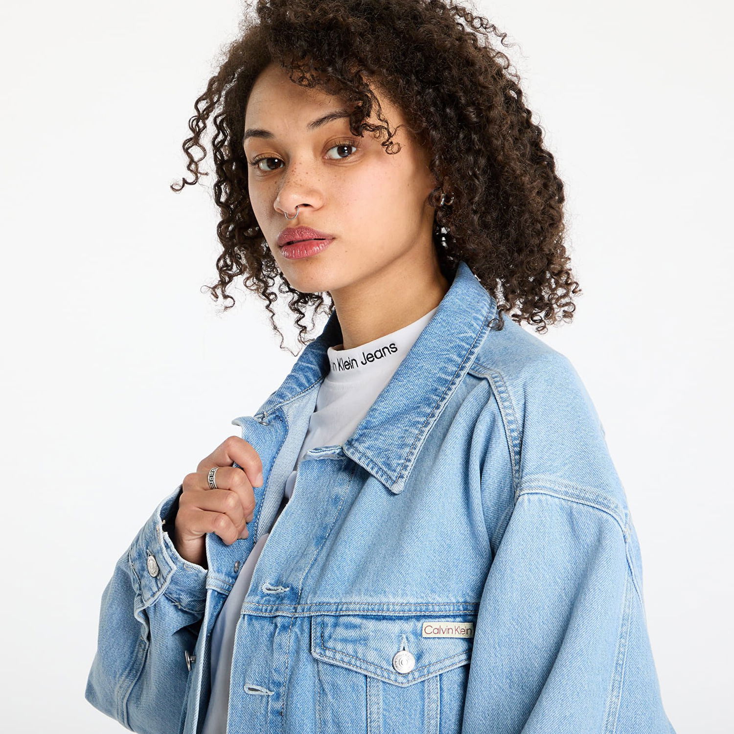 Яке CALVIN KLEIN Calvin Klein Jeans Boxy Denim Jacket Синьо | J20J224548 1A4, 1