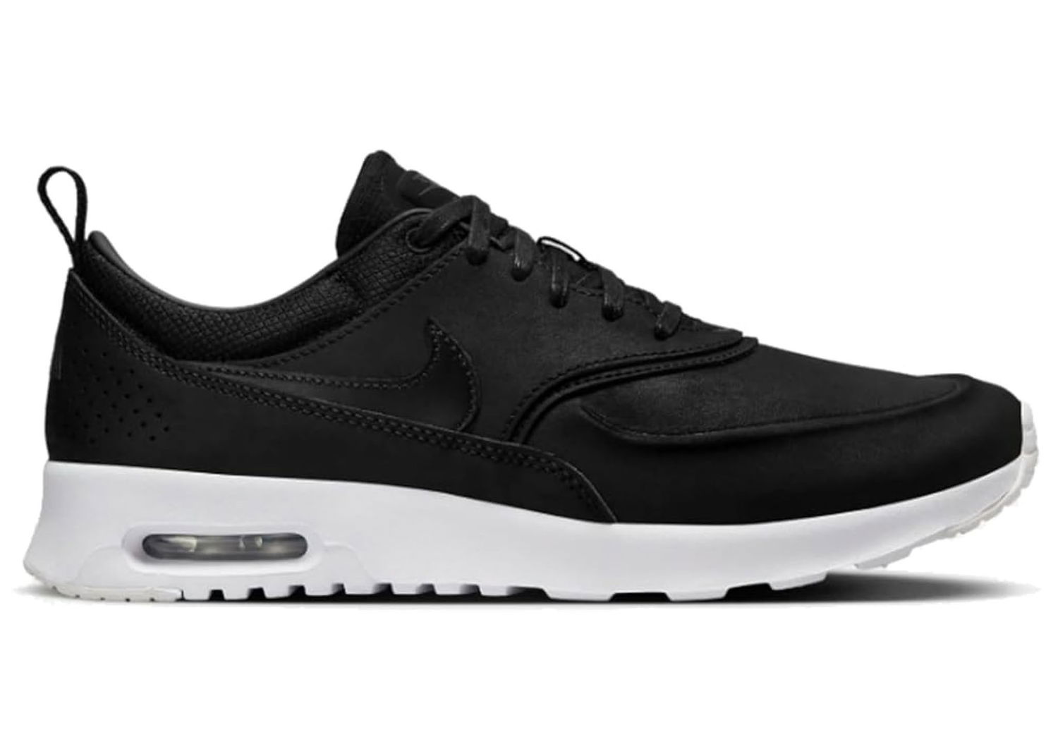 Кецове и обувки Nike Air Max Thea Premium Black Anthracite White (Women's) Черно | FJ9303-007, 0