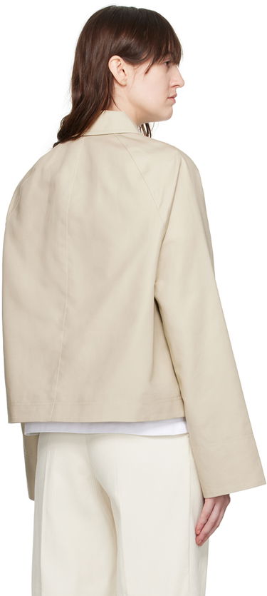 Яке TOTEME TOTEME Cropped Flap Pocket Jacket Бежово | 243-WRO0129-FB0198, 2