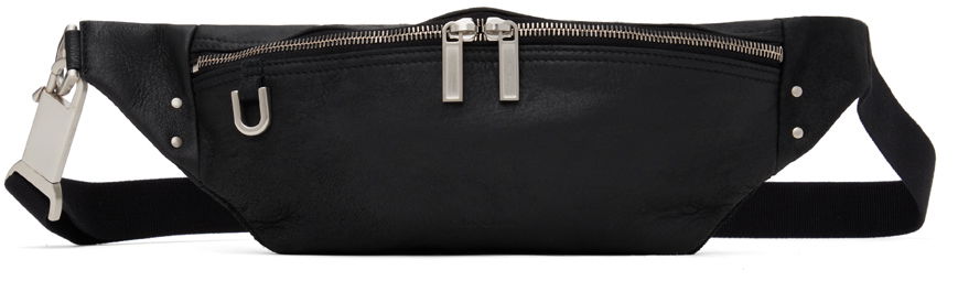 Чанта за кръста Rick Owens Black Porterville Geo Bumbag Pouch Черно | RA02D0530 LBA, 0