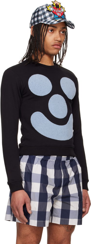 Суитчър Walter Van Beirendonck Walter Van Beirendonck Smile Sweatshirt Черно | 8008, 1