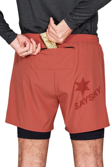 Къси панталони Saysky Saysky 2 in 1 Pace Shorts Червено | nmrsh20c505, 2