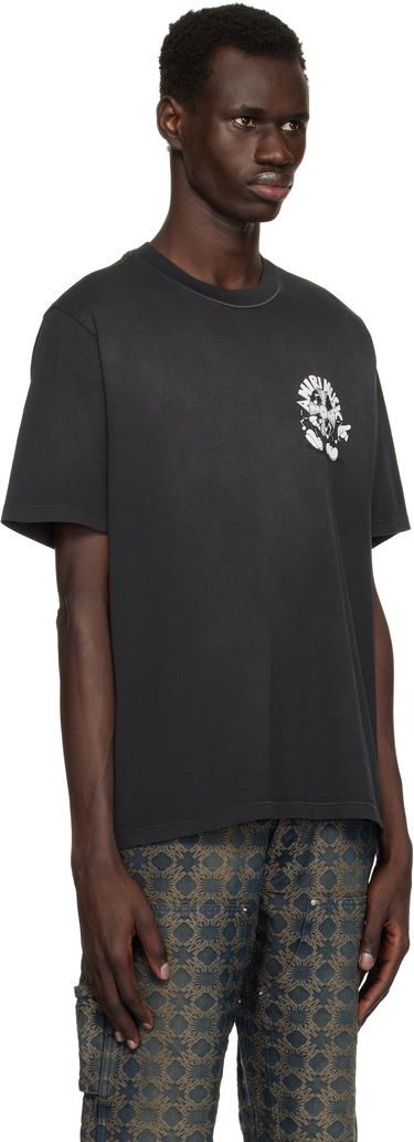 Тениска AMIRI Amiri Music Record T-Shirt Черно | AMJYTE1168, 1