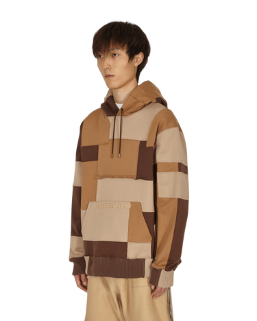 Суитчър Mastermind WORLD Patchwork Hoodie Кафяво | MW21S07-SW025-010 003, 3