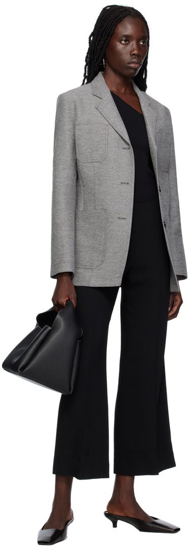 Яке TOTEME Notched Lapel Pocket Blazer Сиво | 233-3011-278, 3
