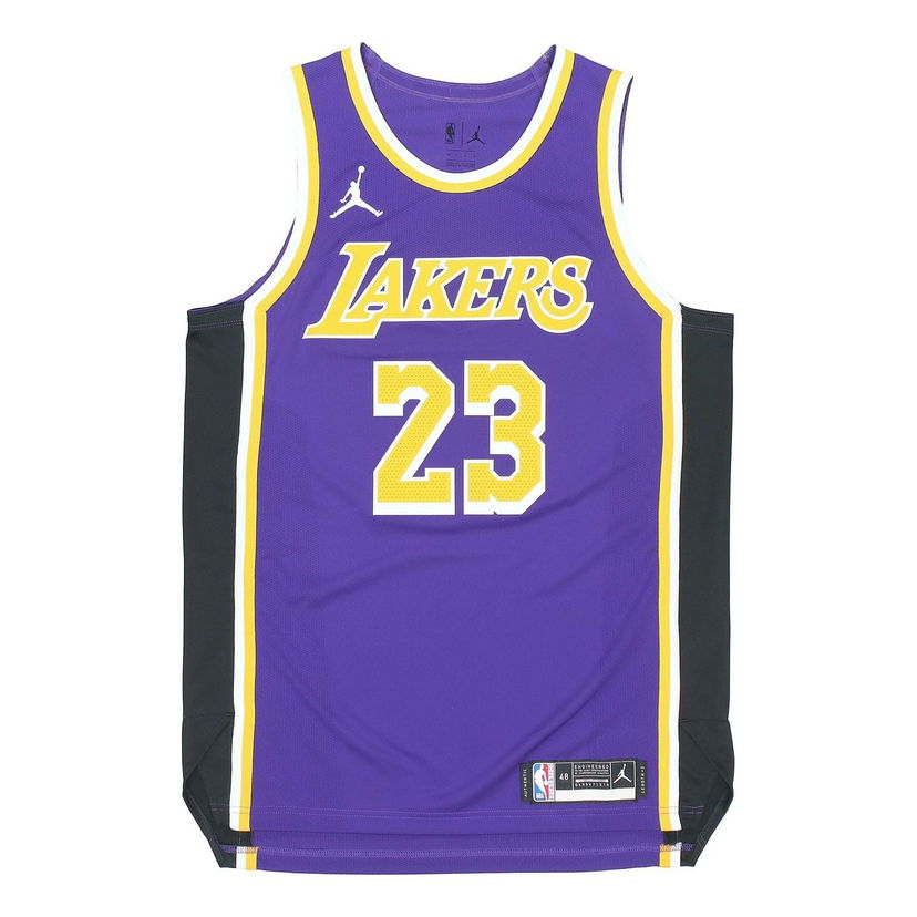 Фланелка Jordan Los Angeles Lakers LeBron James Player Edition Jersey Лилаво | CV8856-511