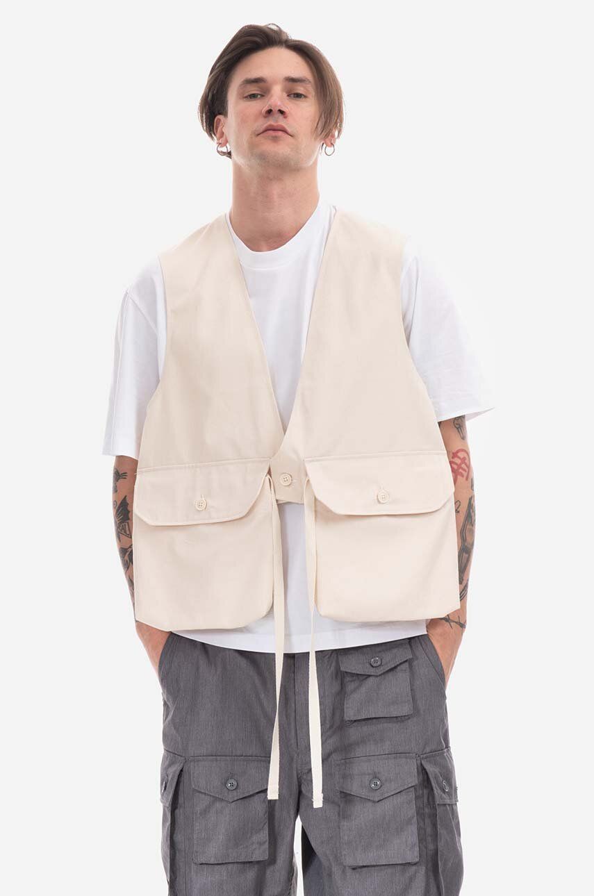 Жилетка Engineered Garments Vest Бежово | 23S1C002.CT203, 0