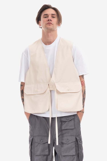 Жилетка Engineered Garments Vest Бежово | 23S1C002.CT203, 0