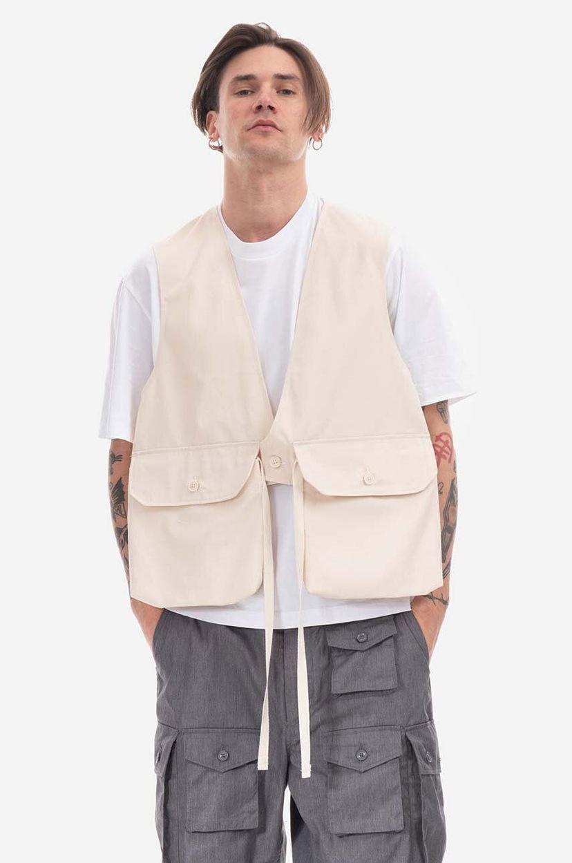 Жилетка Engineered Garments Vest Бежово | 23S1C002.CT203