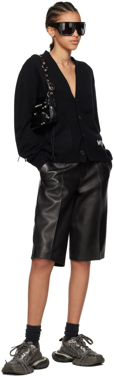 Пуловер We11done We11done Patch Pocket Cardigan Черно | WD-KC3-23-621-U-BK, 3