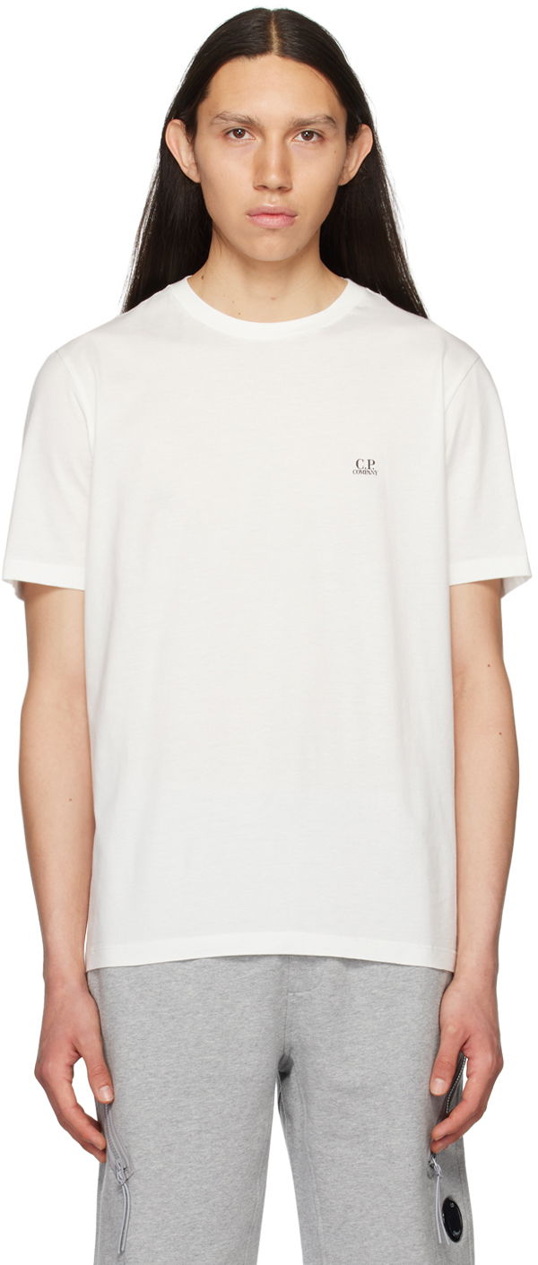 Тениска C.P. Company Printed T-Shirt Бяло | 14CMTS046A-005100W, 0
