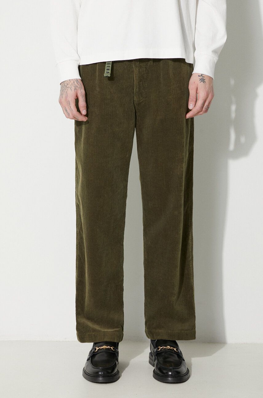 Панталони Human Made Corduroy Easy Pants Зелено | HM26PT017, 0