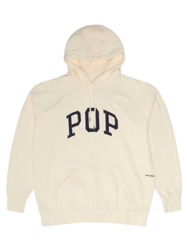 Суитчър Pop Trading Company Arch Hooded Sweat Бежово | POPSS23-01-006